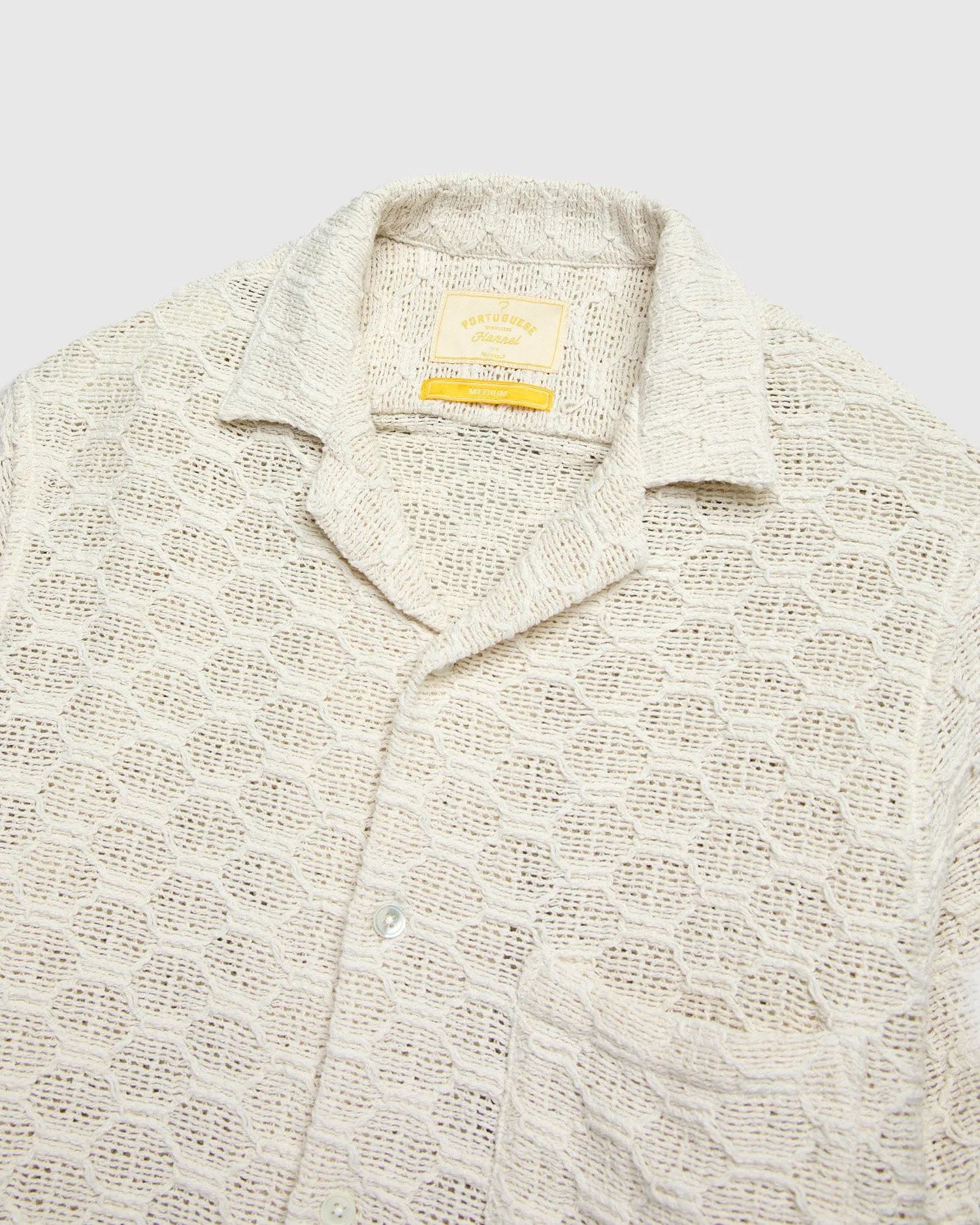 Net Shirt in Ecru