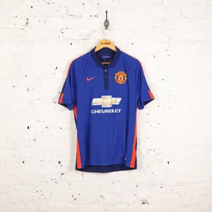Nike Manchester United 2014 Third Football Shirt - Blue - L