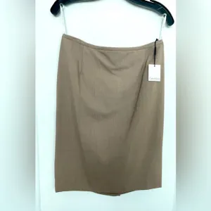 NWT Calvin Klein Size 6 Oatmeal Pencil Skirt