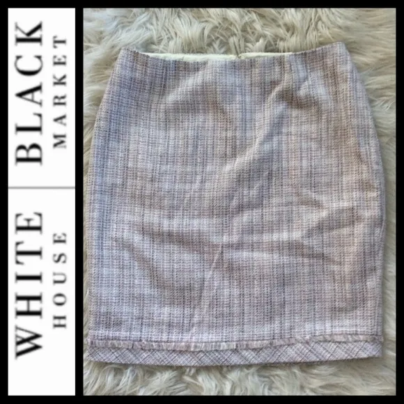NWT WHBM Tweed Pencil Skirt
