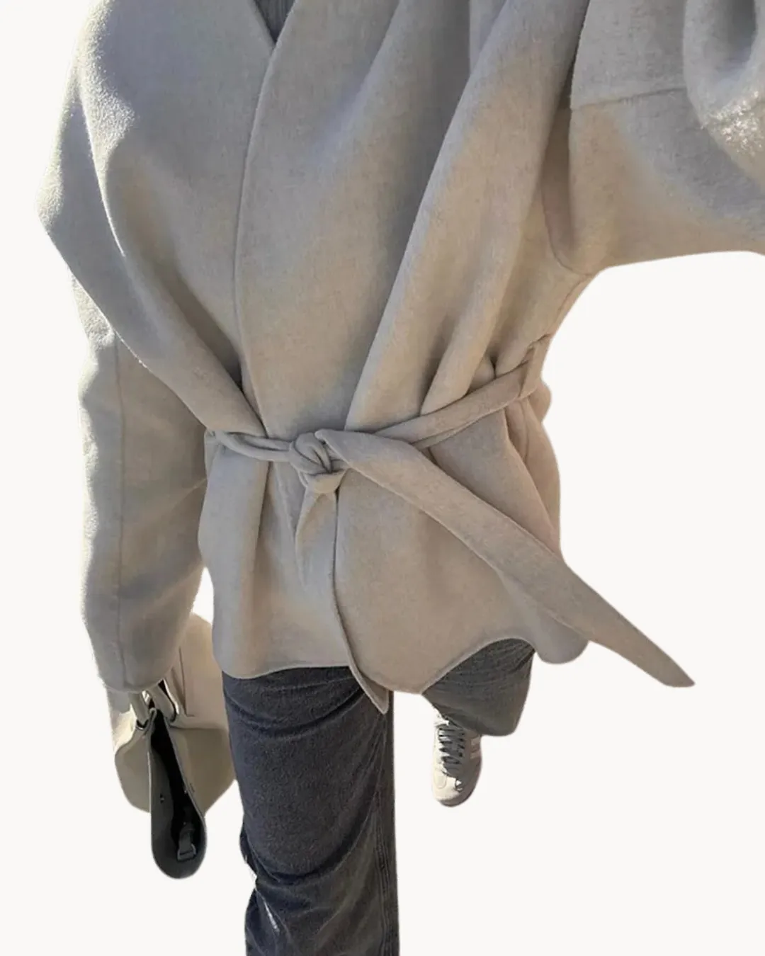 Ophelia - tailored women's jacket with chic belted design