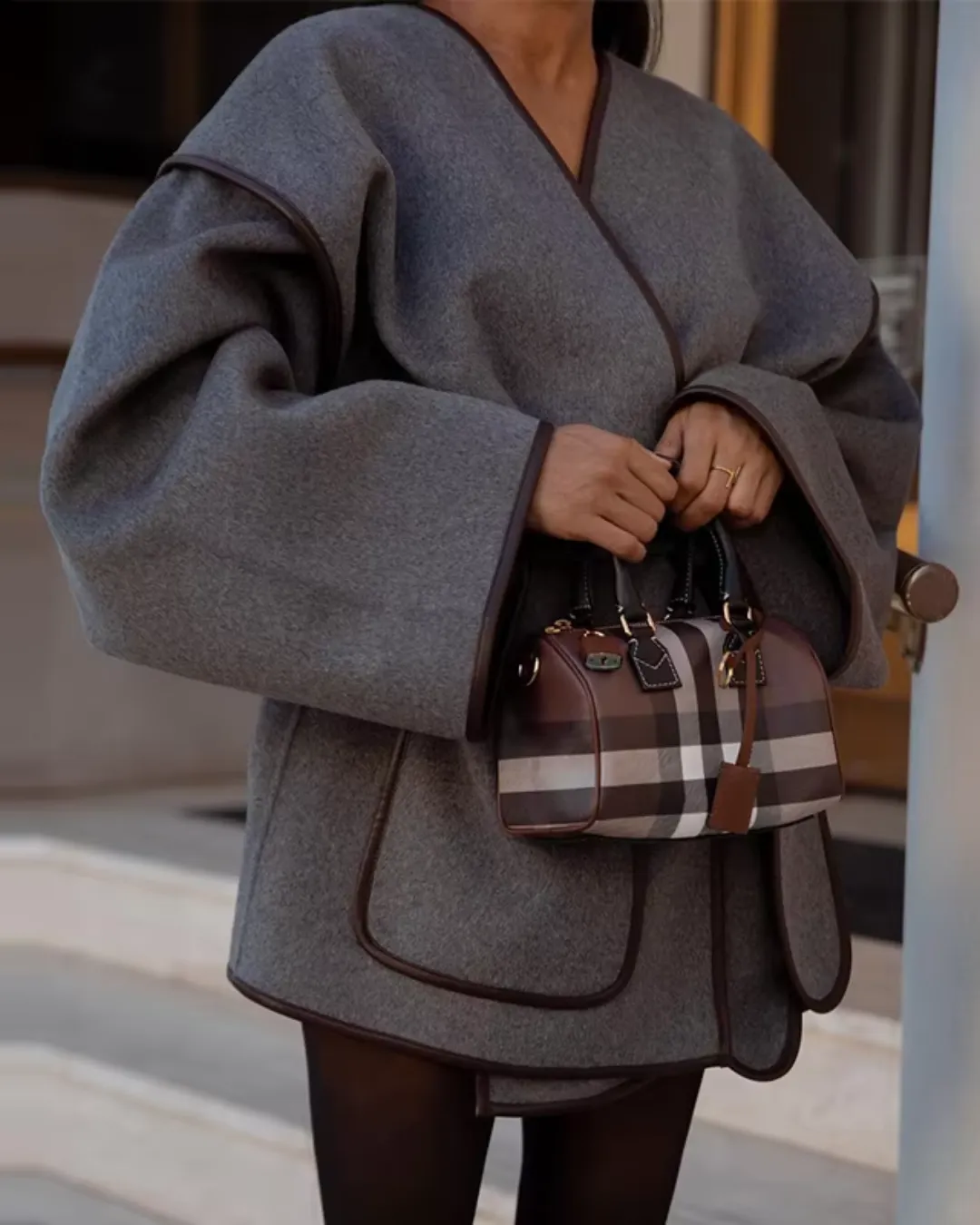 Ophelia - tailored women's jacket with chic belted design