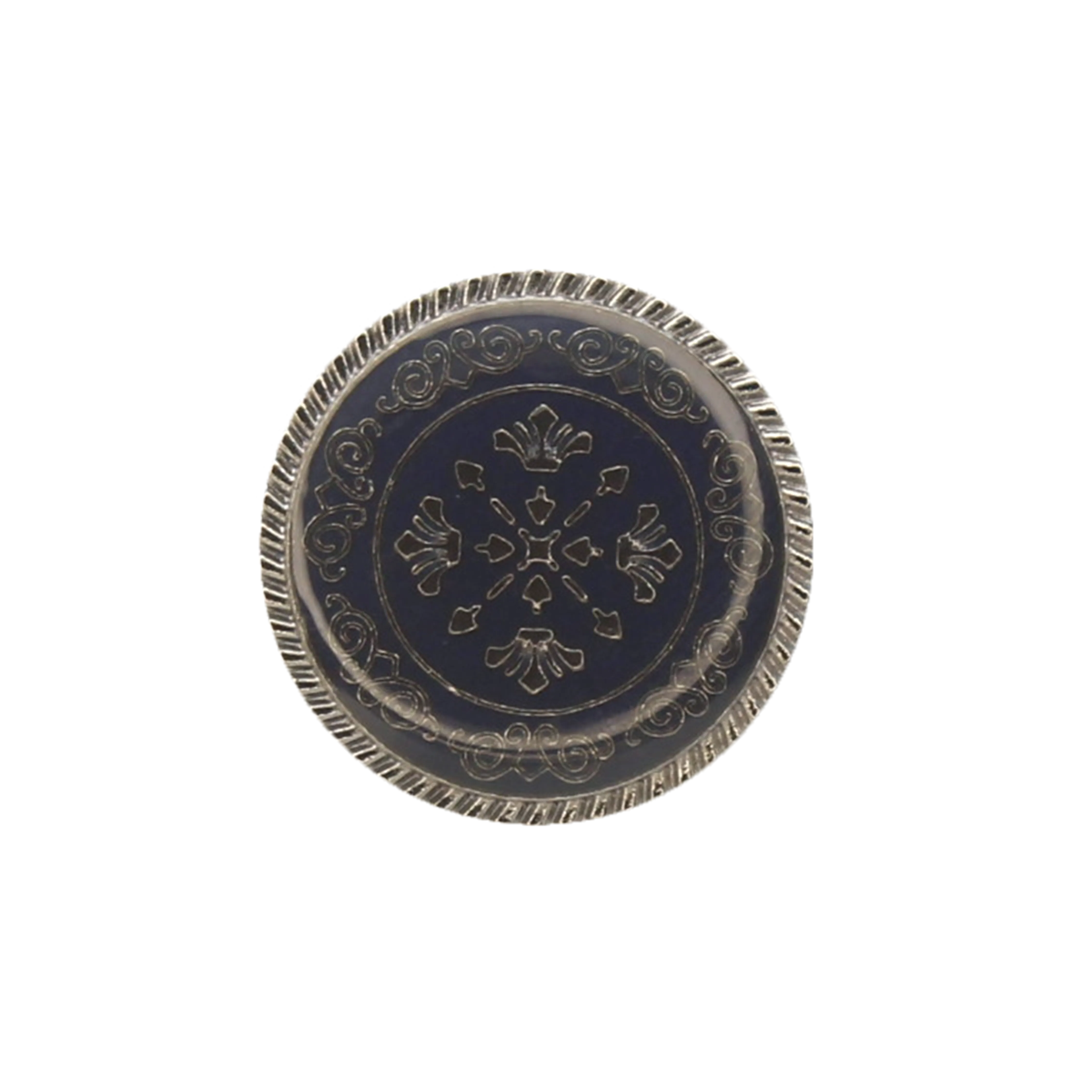 Ornate Snowflake Metal Buttons (7 Big   7 Small)