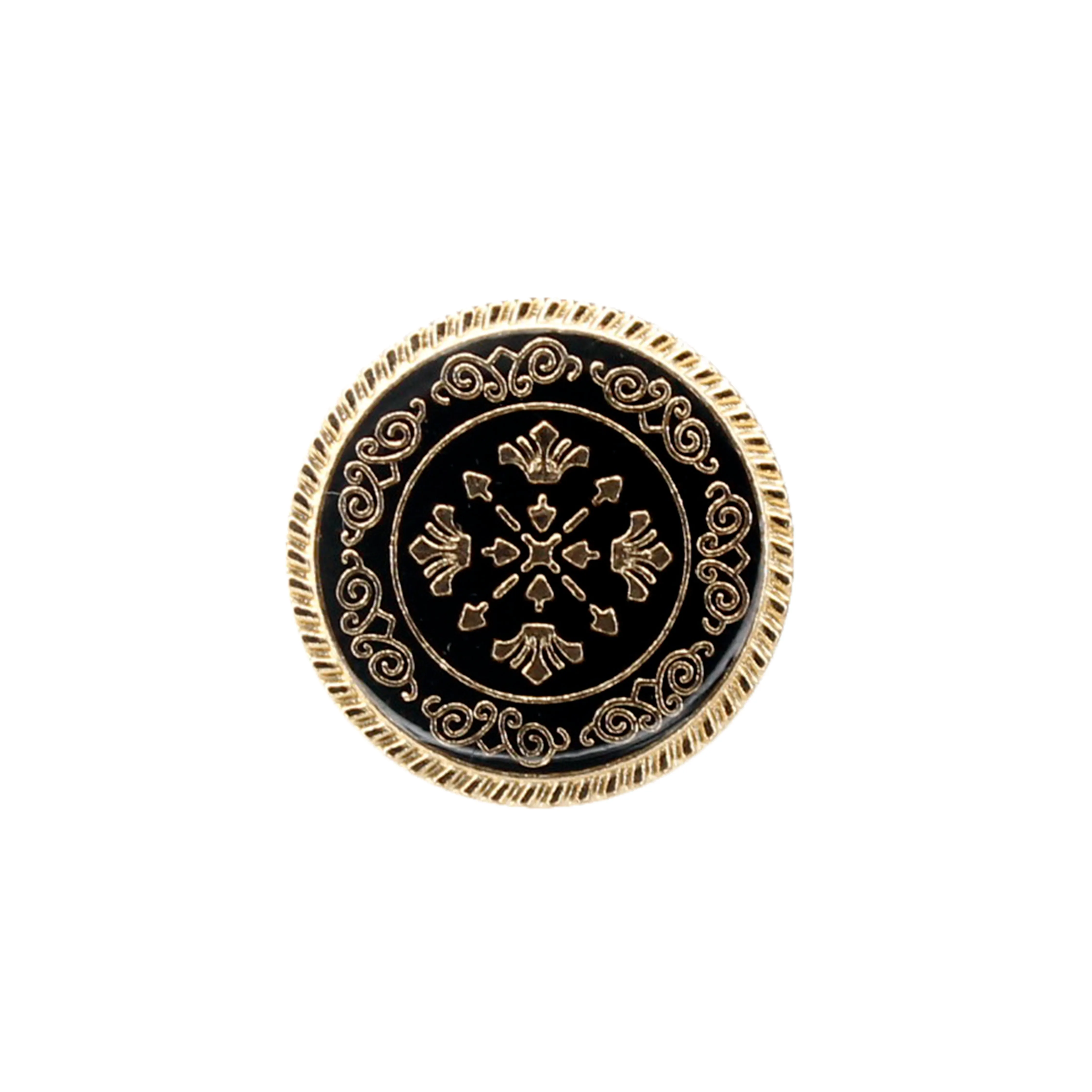 Ornate Snowflake Metal Buttons (8 Big   8 Small)