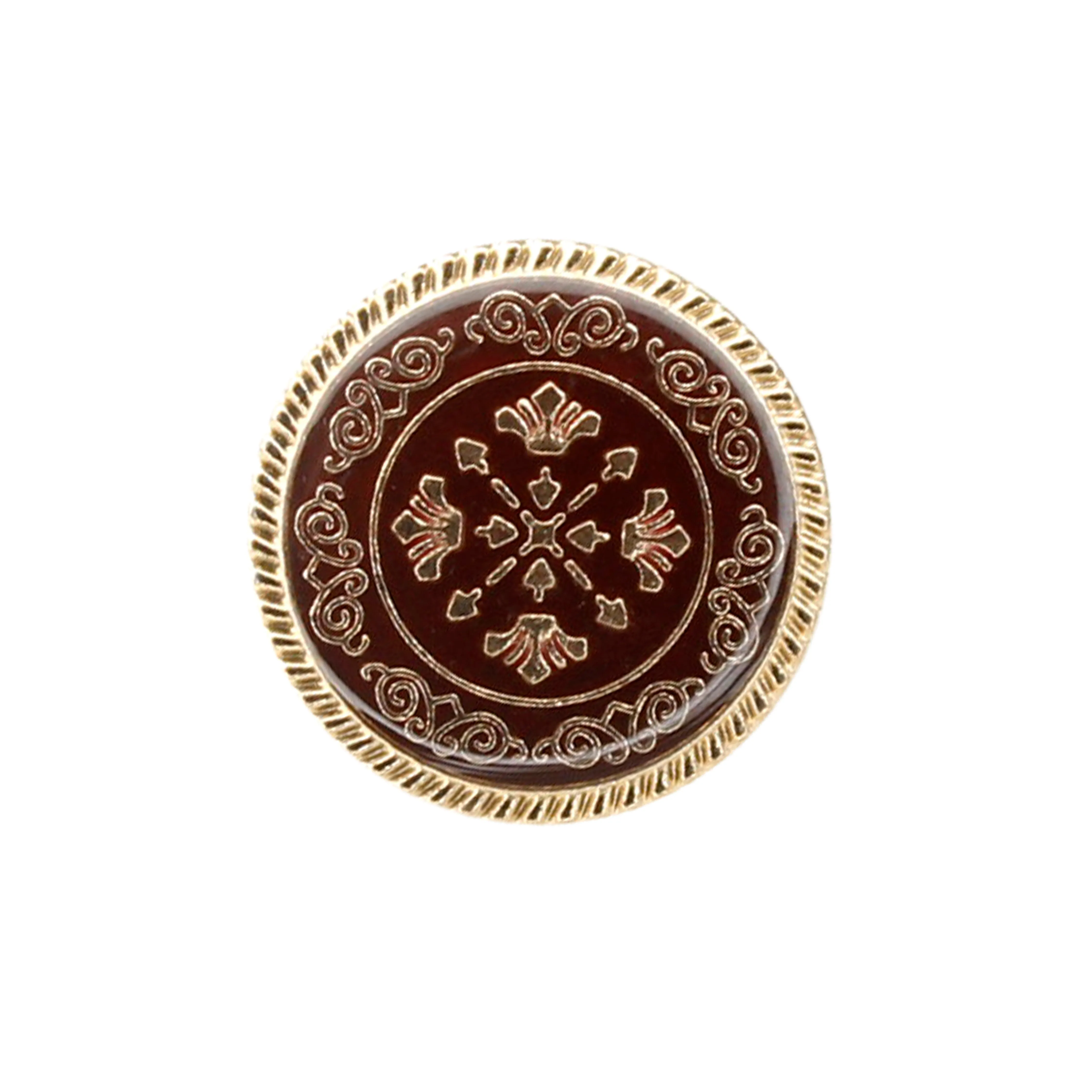 Ornate Snowflake Metal Buttons (8 Big   8 Small)