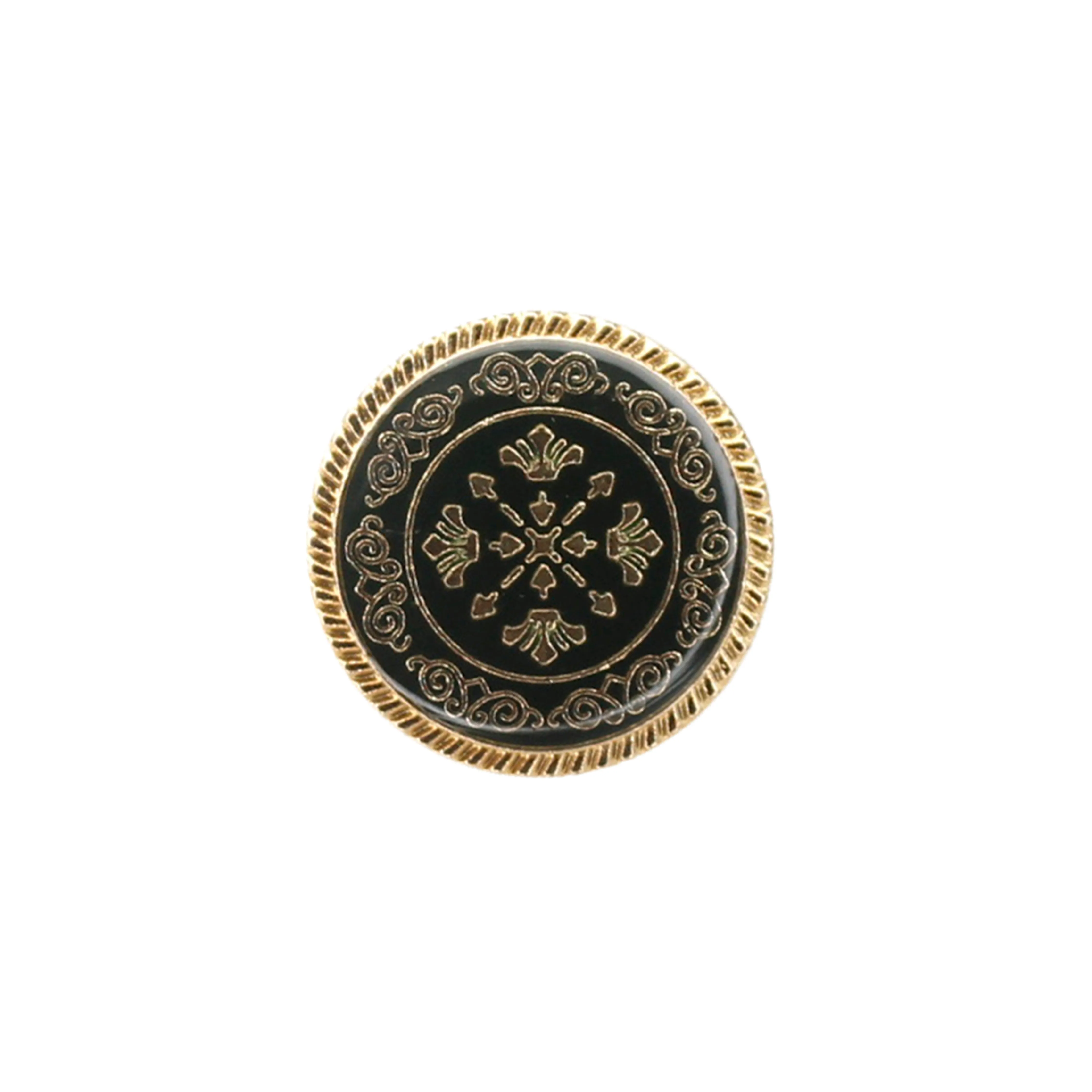 Ornate Snowflake Metal Buttons (8 Big   8 Small)