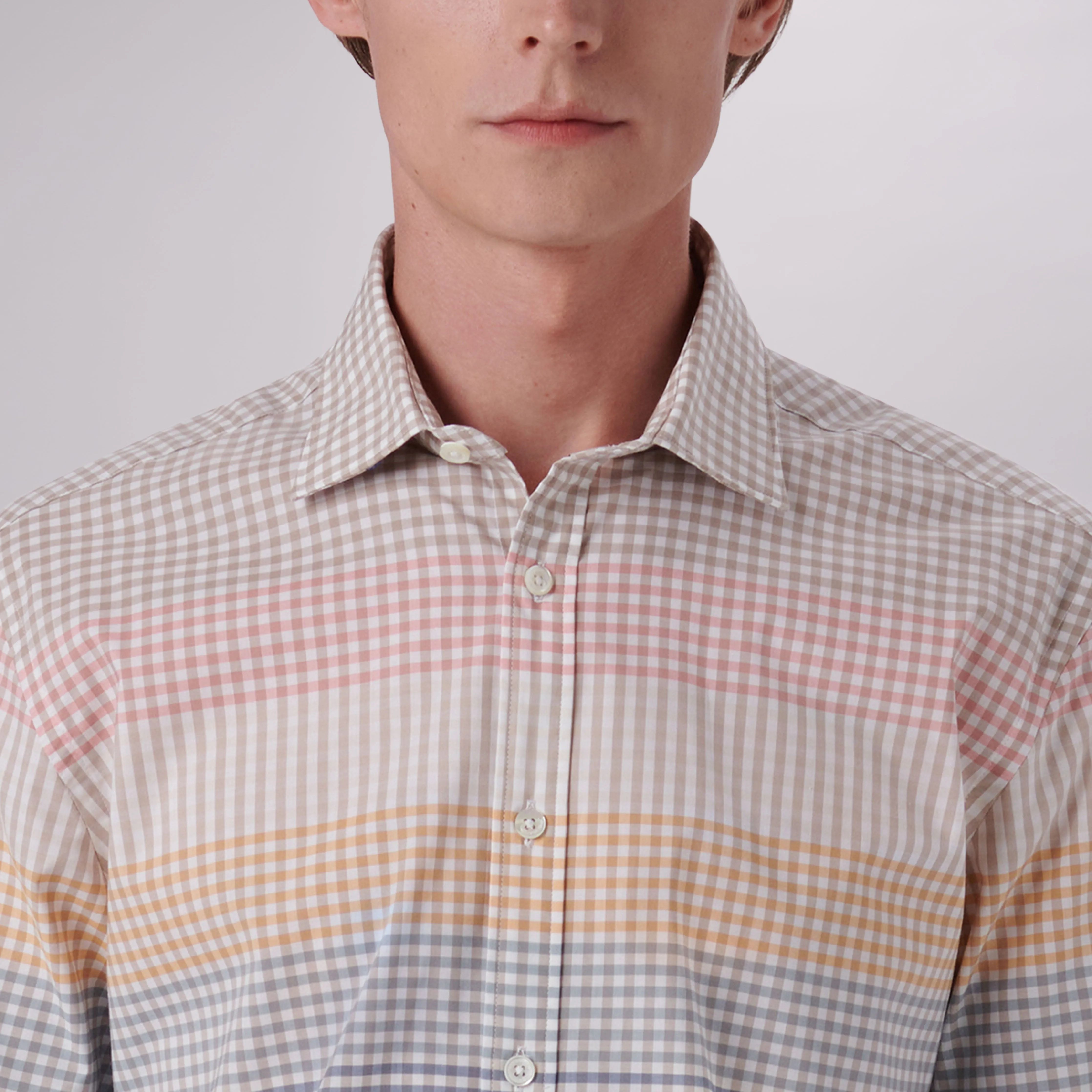 Orson Gingham Check Short Sleeve Shirt