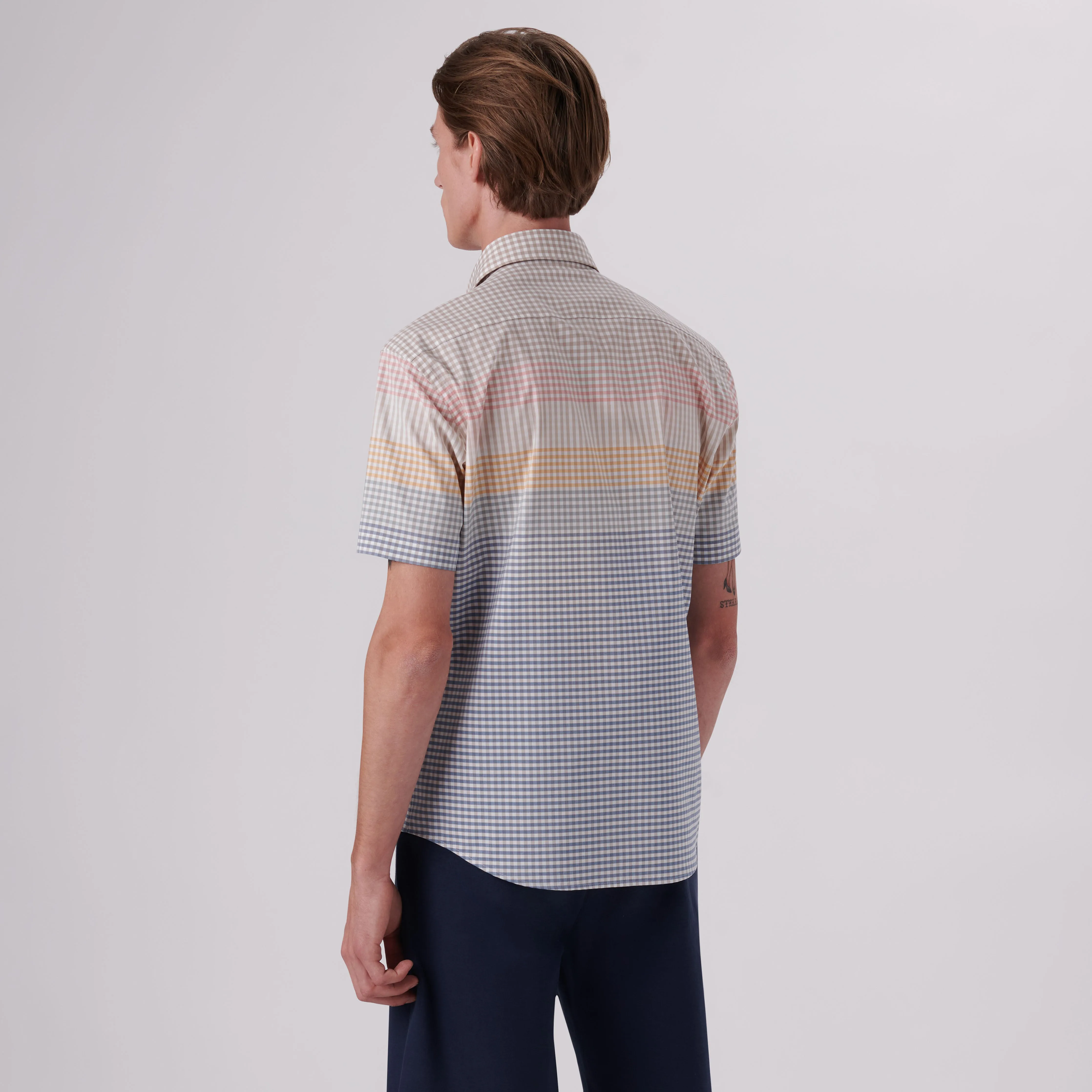Orson Gingham Check Short Sleeve Shirt