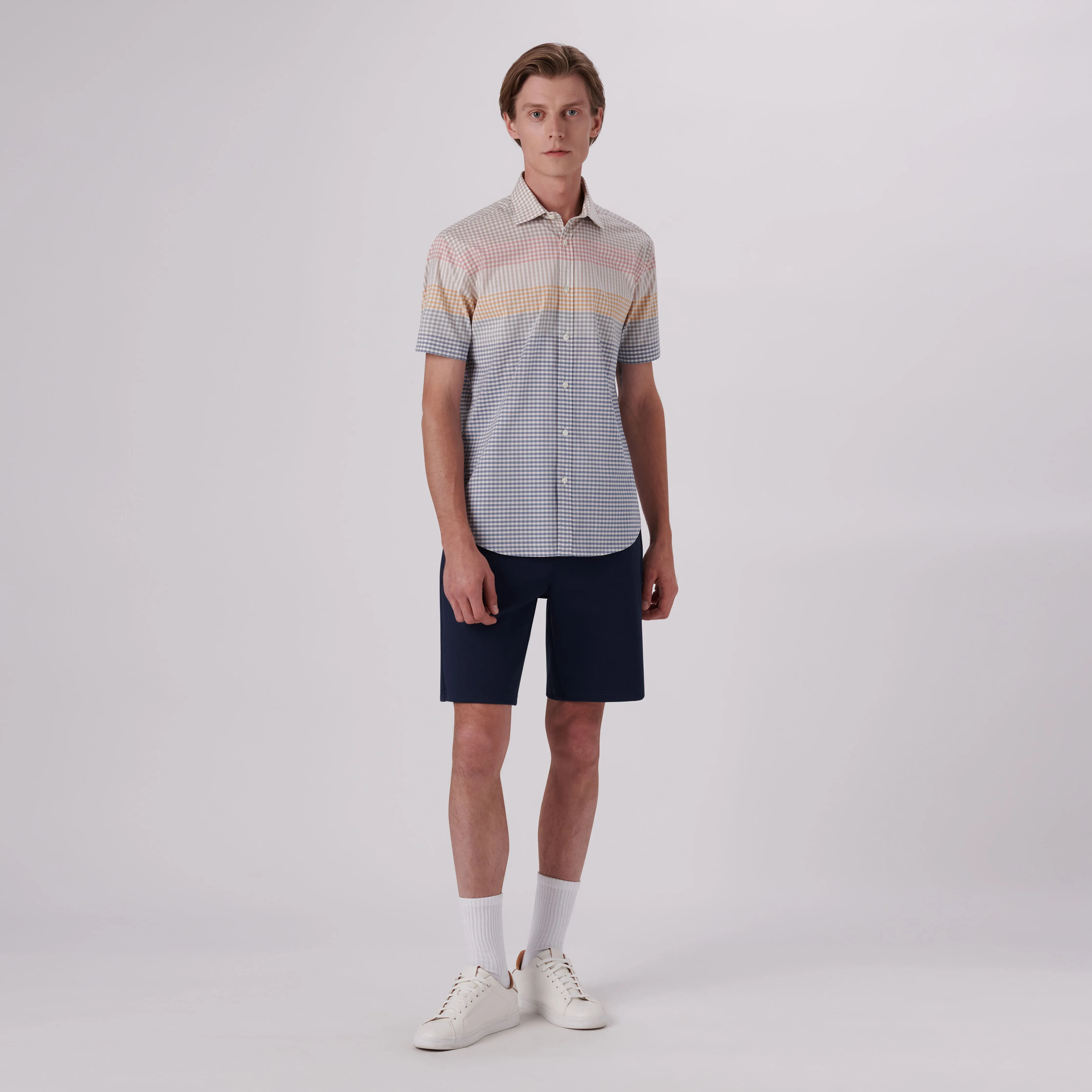 Orson Gingham Check Short Sleeve Shirt