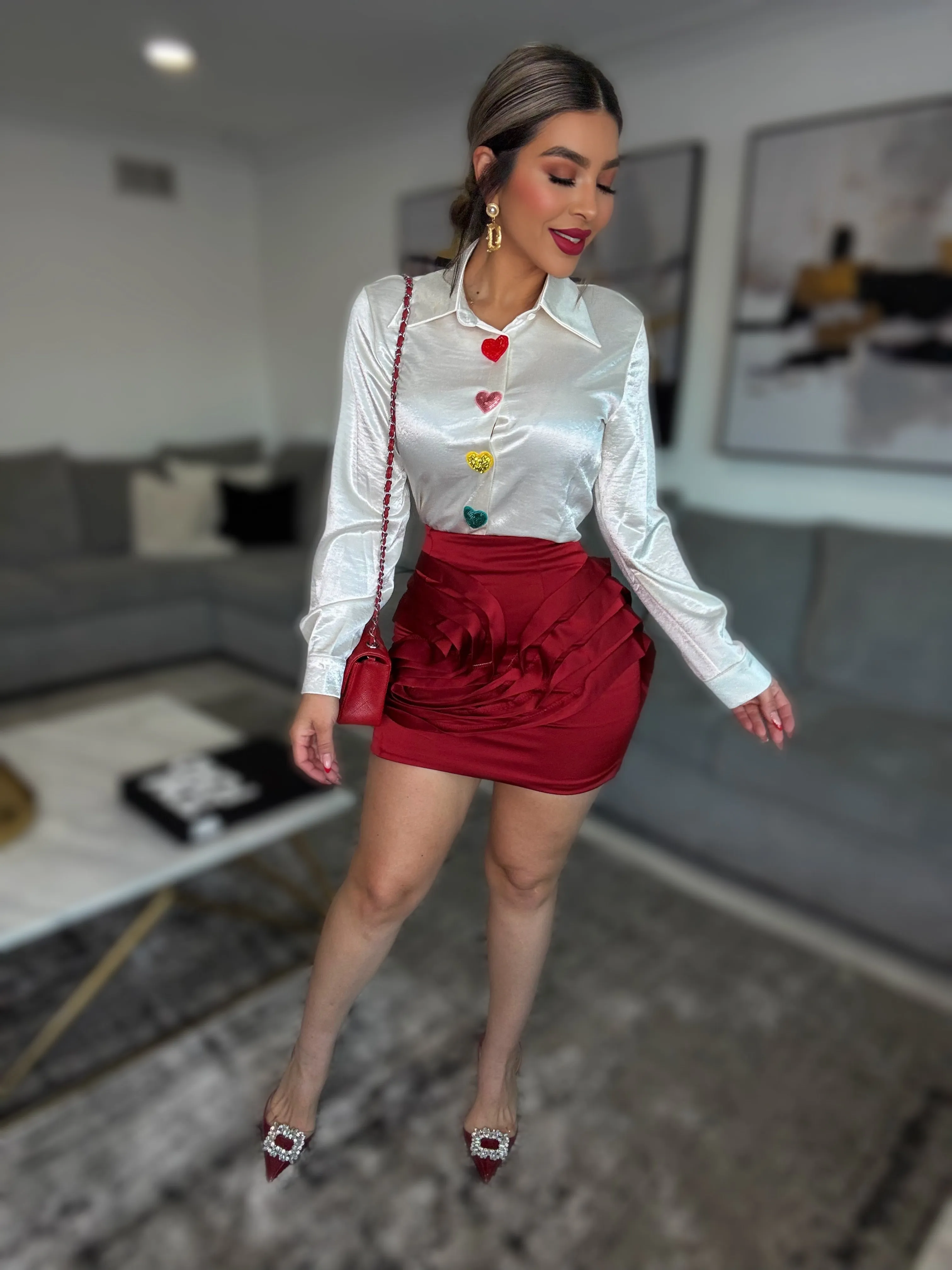 Ortencia Silk Top
