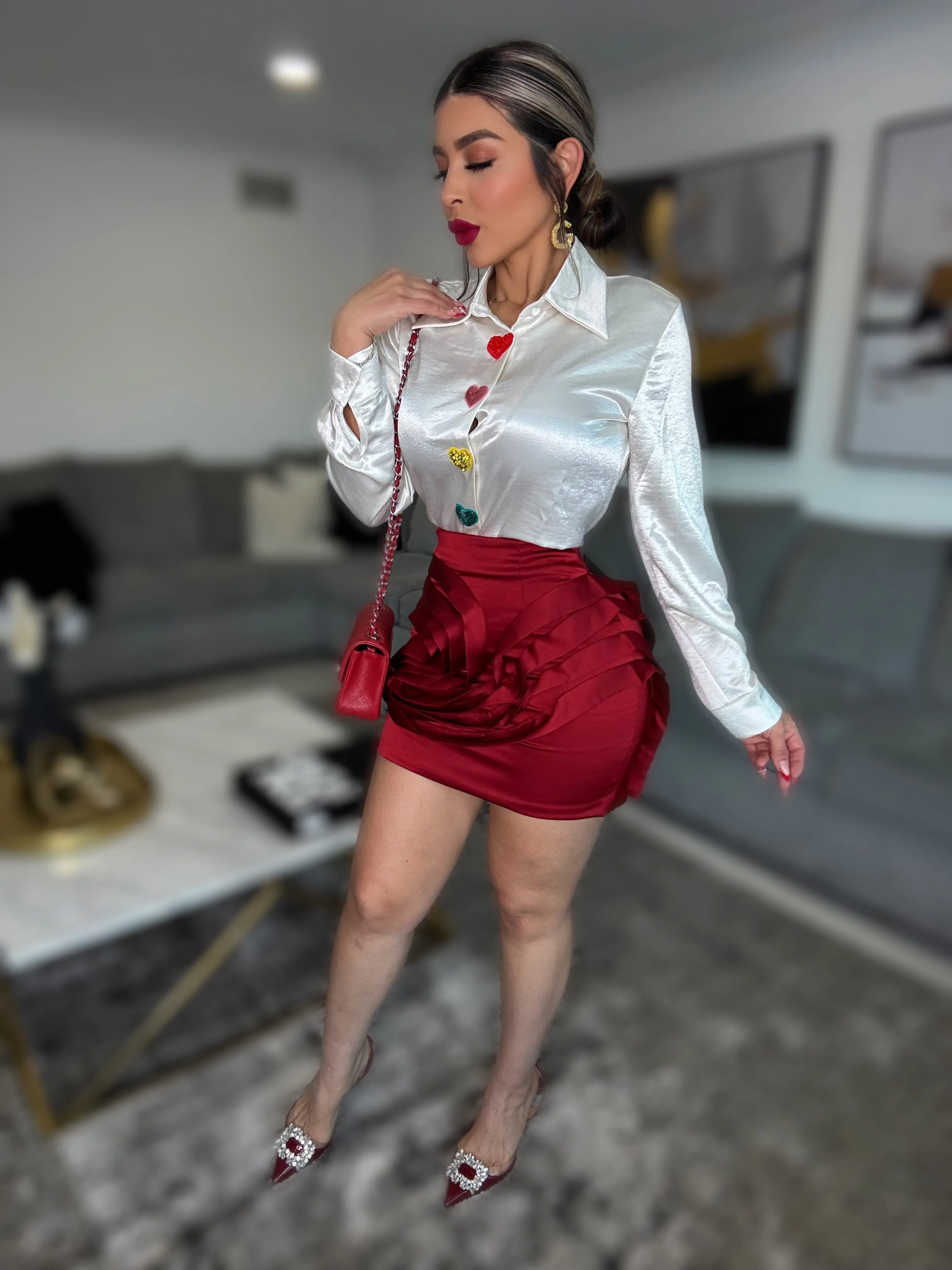Ortencia Silk Top