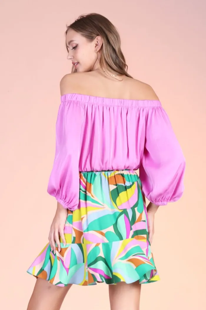 OTS L/S Satin Top