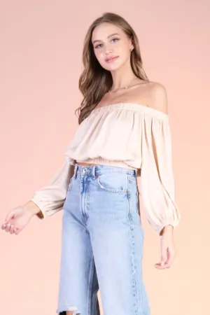 OTS L/S Satin Top