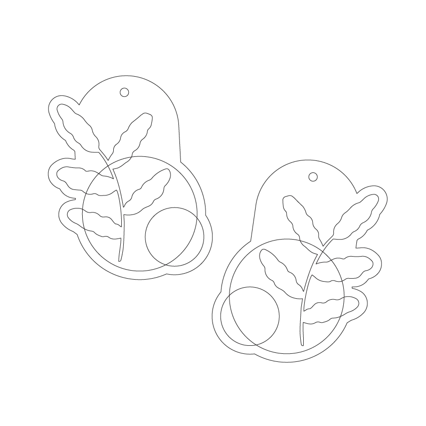 Paintfill - Botanique - 4 Pair Set
