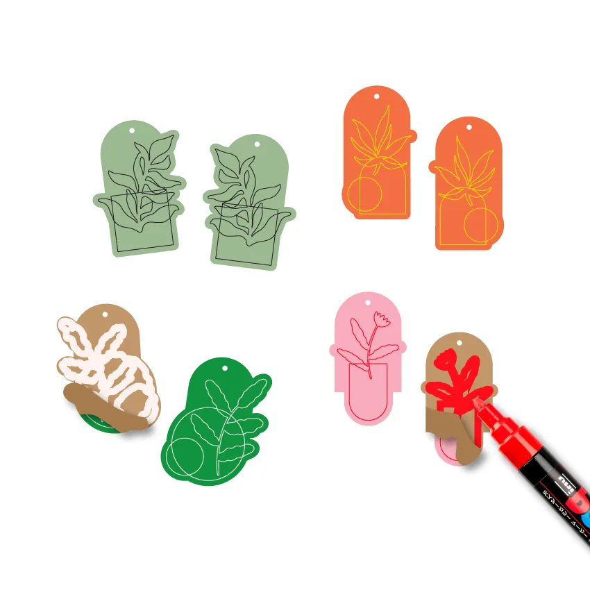 Paintfill - Botanique - 4 Pair Set