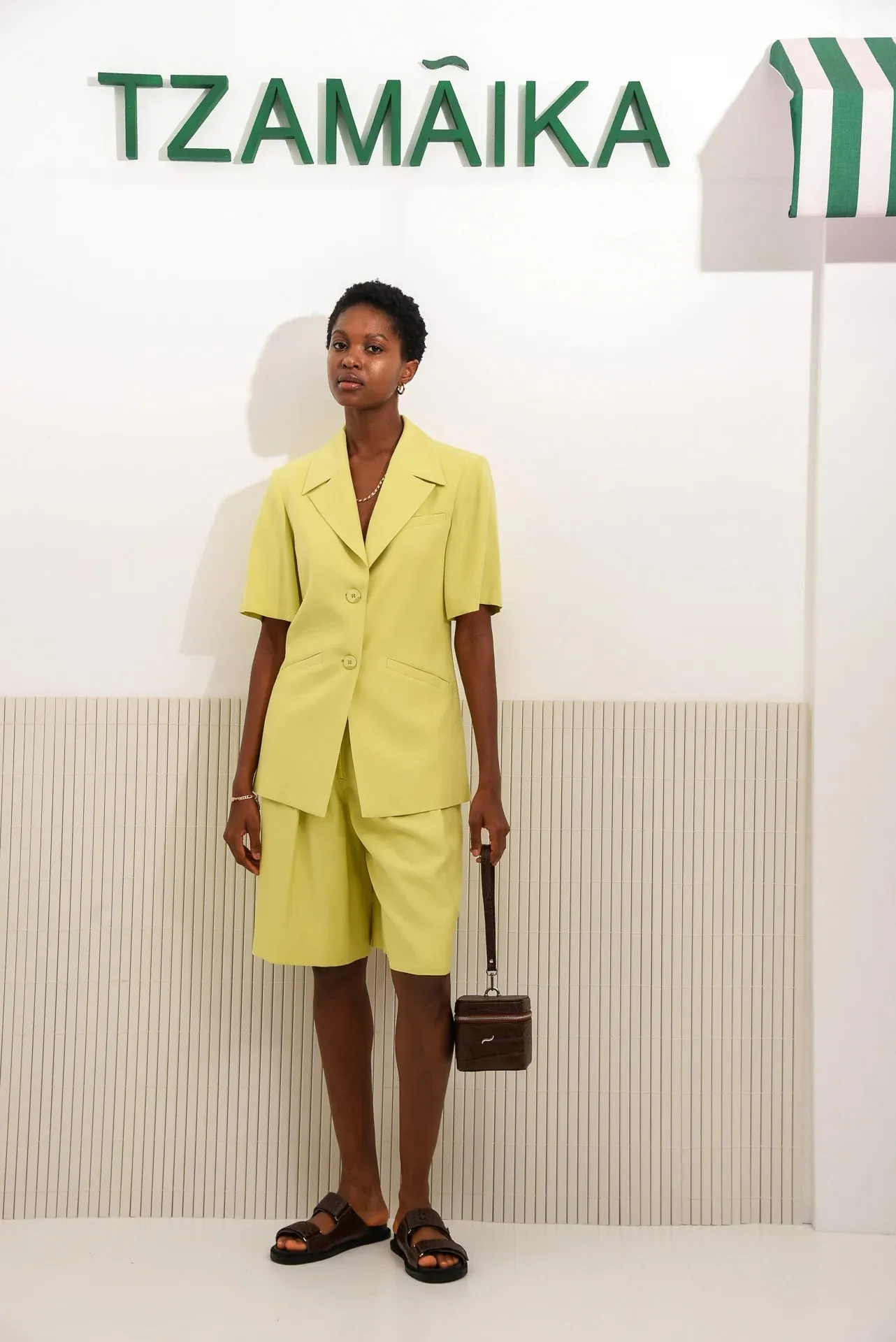 PAPAYA BLAZER LIME