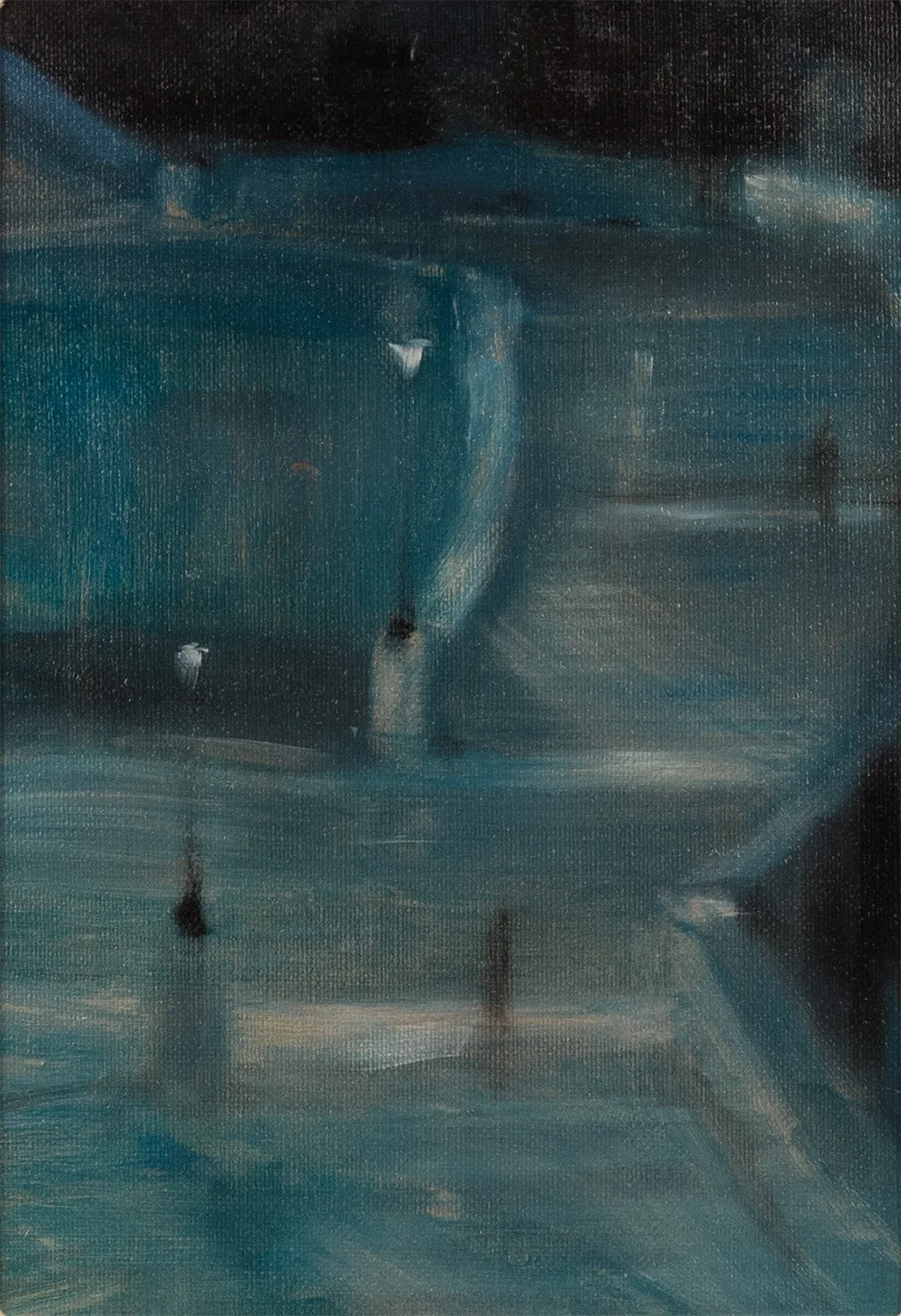 PAUL P. "SPANISH STEPS" OIL ON CANVAS, 2010