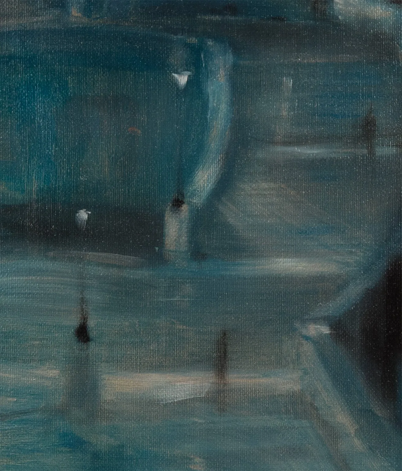 PAUL P. "SPANISH STEPS" OIL ON CANVAS, 2010