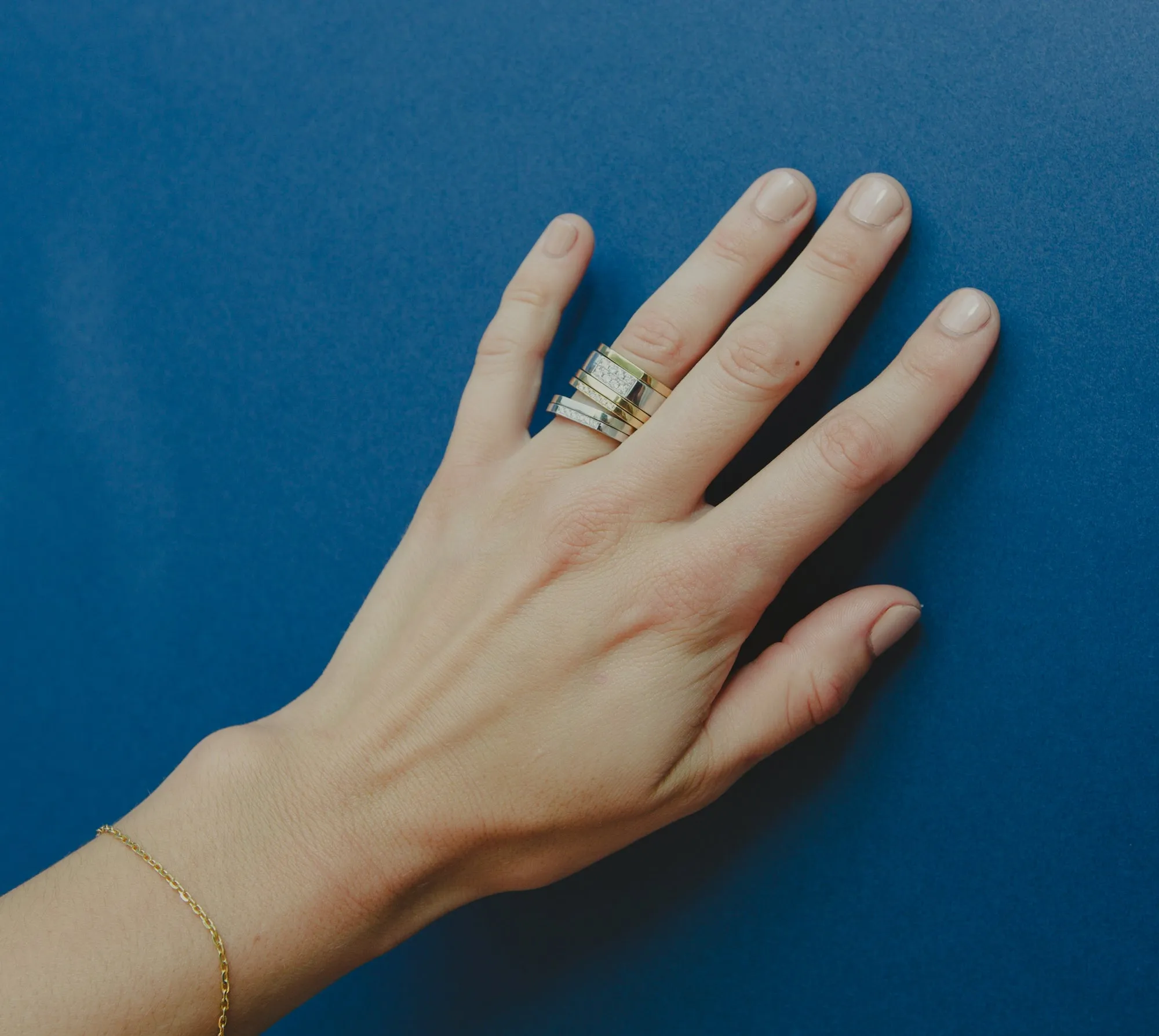 Pave Thick Lucky Ring