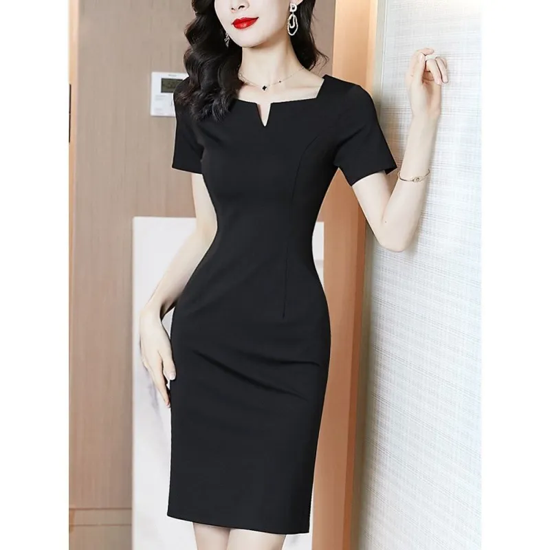 Pencil Elegance™ | Women's Pencil Dress | Tailored Fit, Stretch Fabric, and Stylish Design