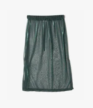Pencil Skirt – Green Shine Chambray