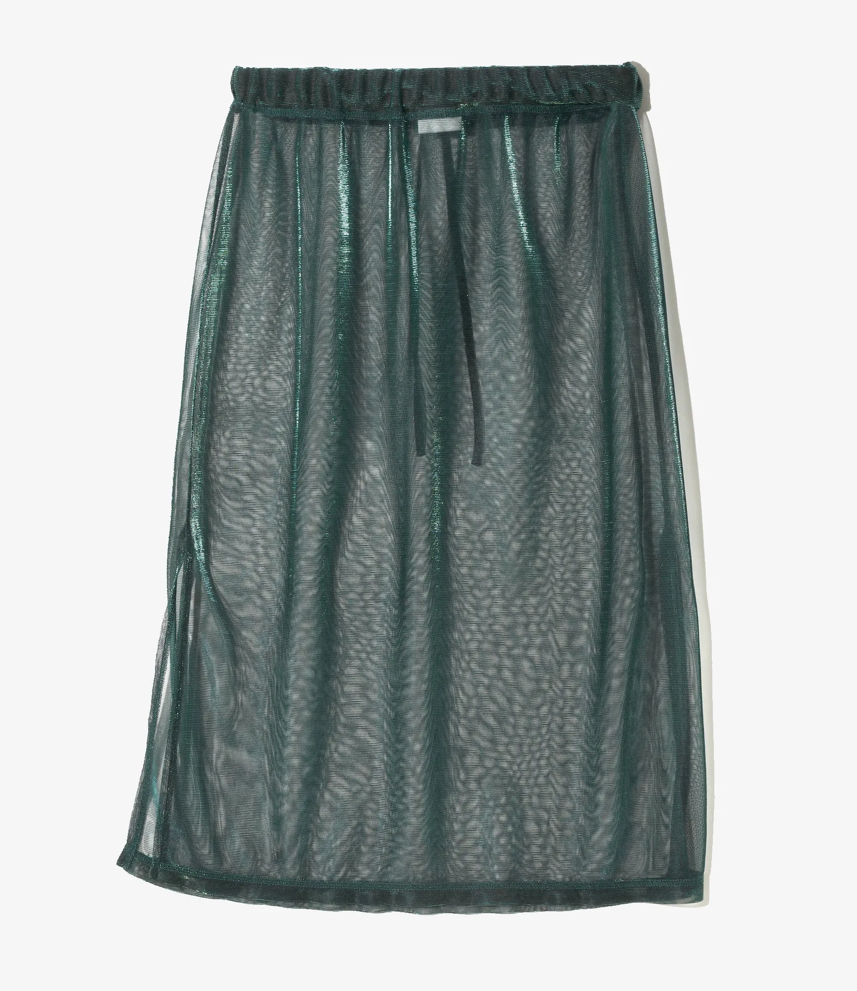 Pencil Skirt – Green Shine Chambray