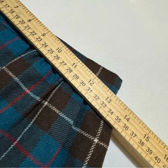 Pendleton Vintage Wool Plaid Pencil Skirt Small Dark Academia School Girl Modest