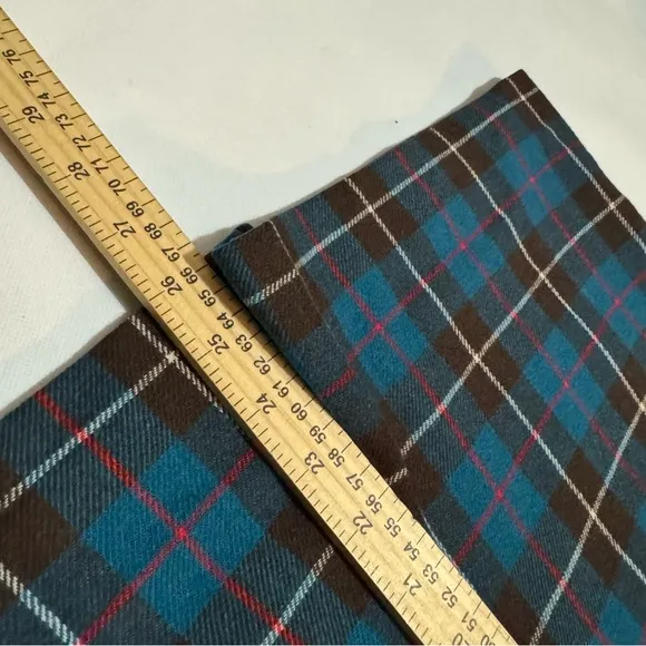 Pendleton Vintage Wool Plaid Pencil Skirt Small Dark Academia School Girl Modest