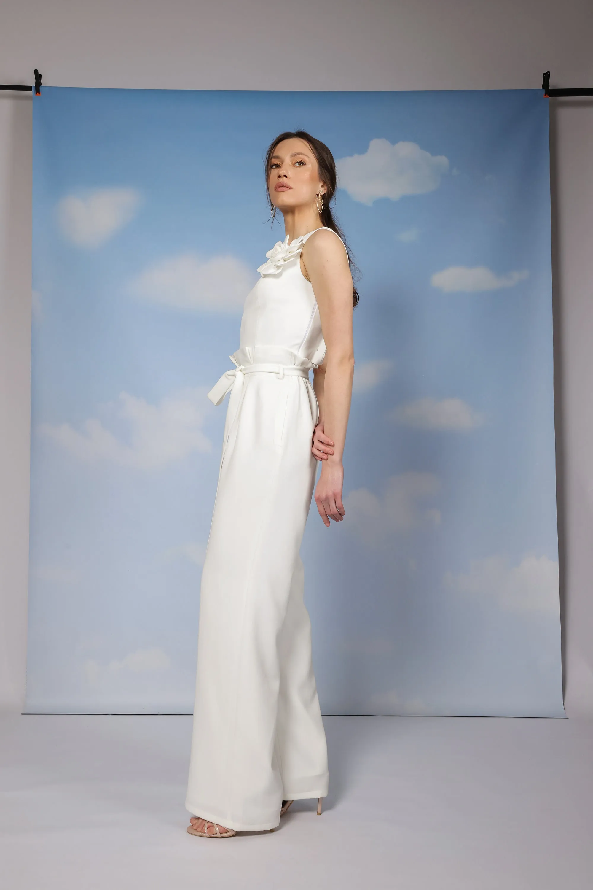 Peony Top - White
