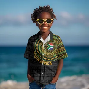 Personalised South Africa African Tribal Pattern Kid Hawaiian Shirt Chest Arm Tattoo LT15