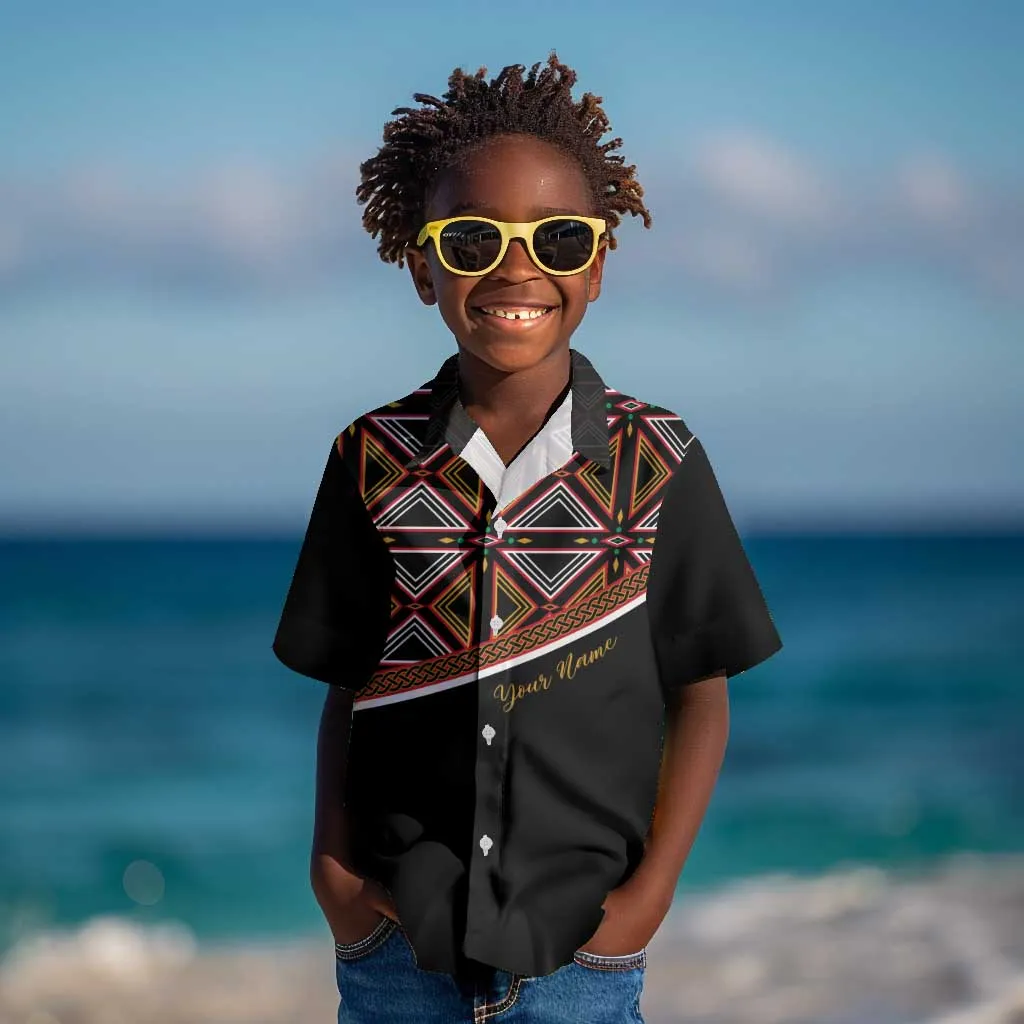 Personalized Bamenda African Kid Hawaiian Shirt Atoghu Cameroon Print DT02