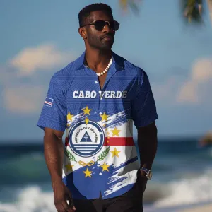 Personalized Cape Verde Hawaiian Shirt Coat Of Arms - African Pattern LT14