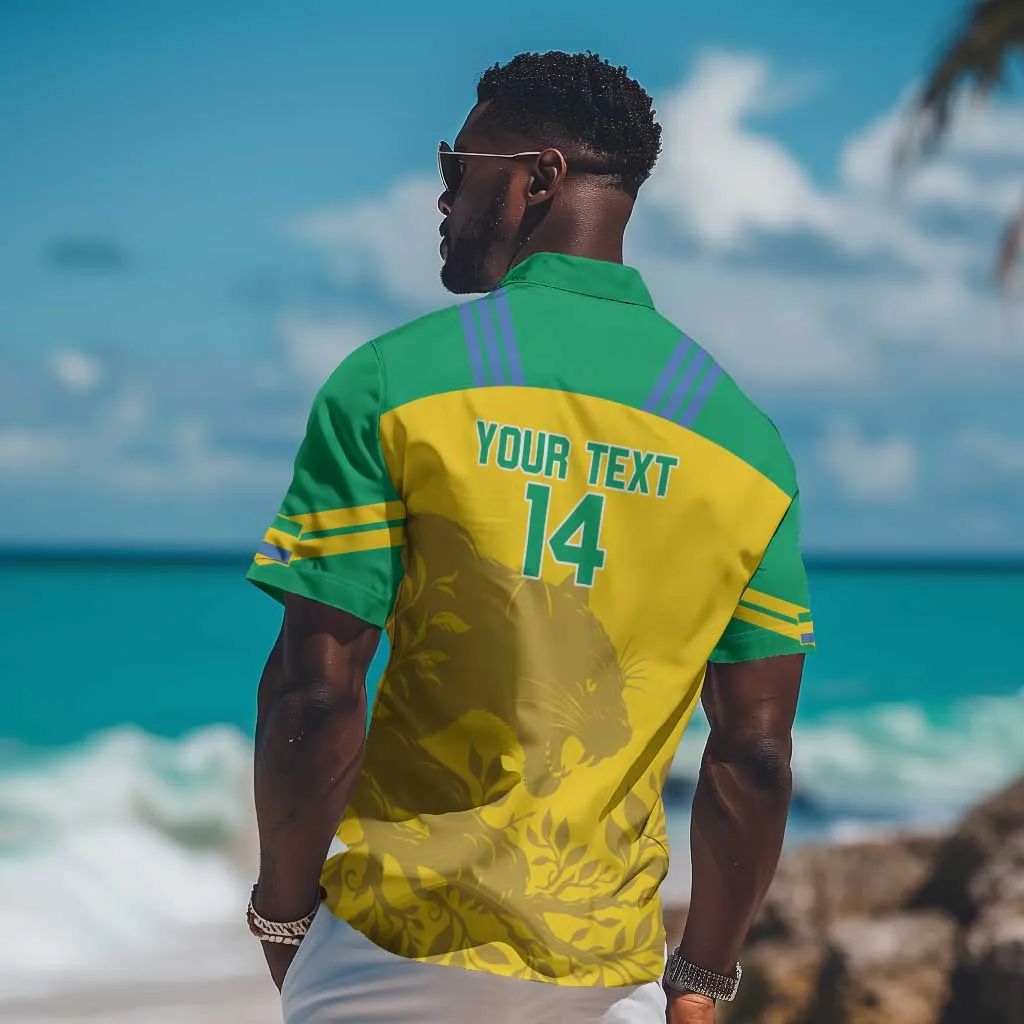 Personalized Gabon Football Hawaiian Shirt Allez Les Pantheres LT14