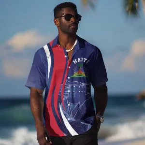 Personalized Haiti Citadelle Laferrière Hawaiian Shirt Grunge Style LT7