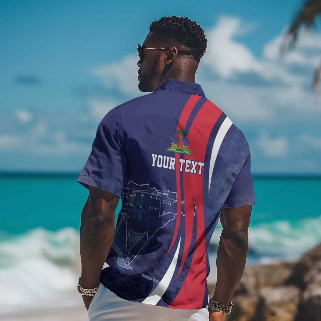 Personalized Haiti Citadelle Laferrière Hawaiian Shirt Grunge Style LT7