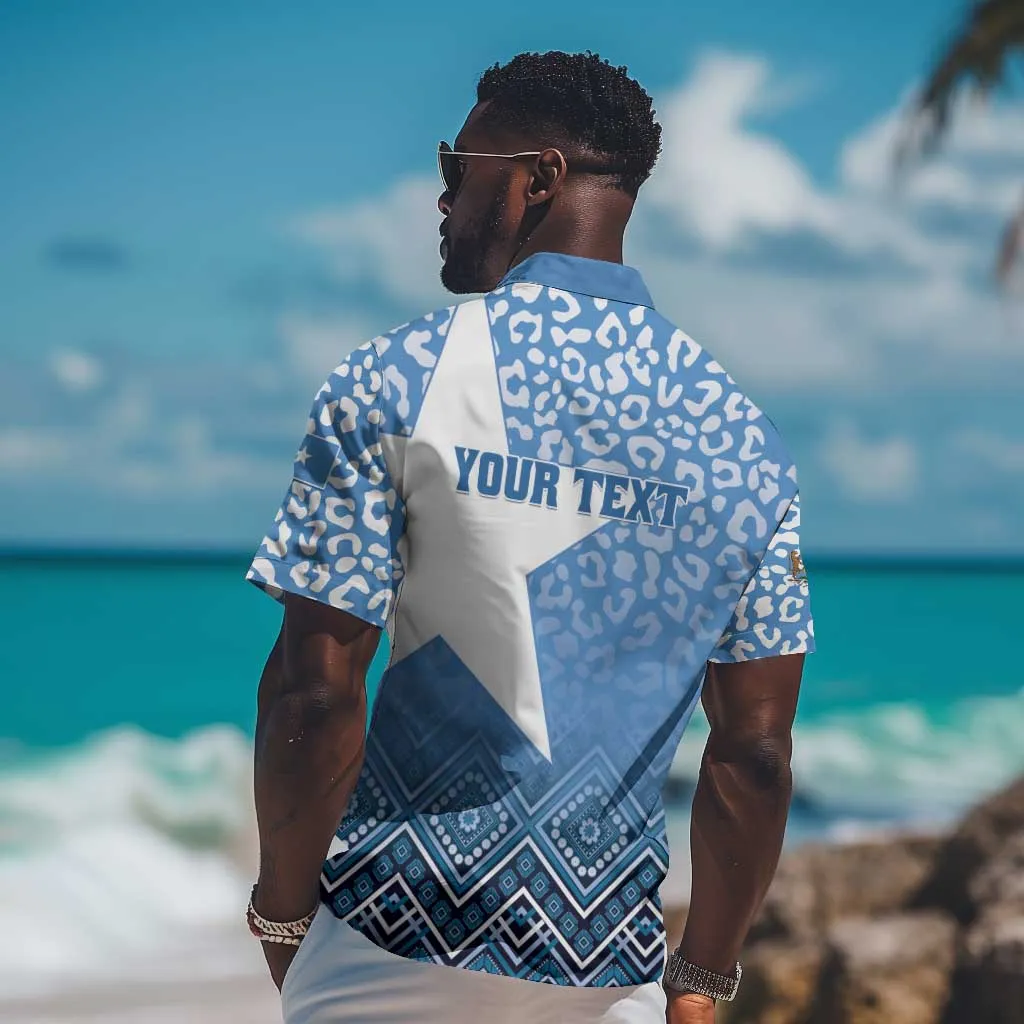 Personalized Somalia Independence Day Hawaiian Shirt African Leopard Pattern LT01