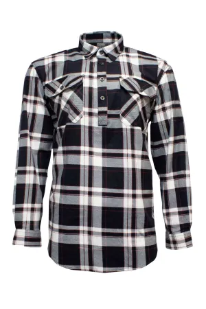 Pilgrim Closed Front Flannelette Shirt - S-2XL