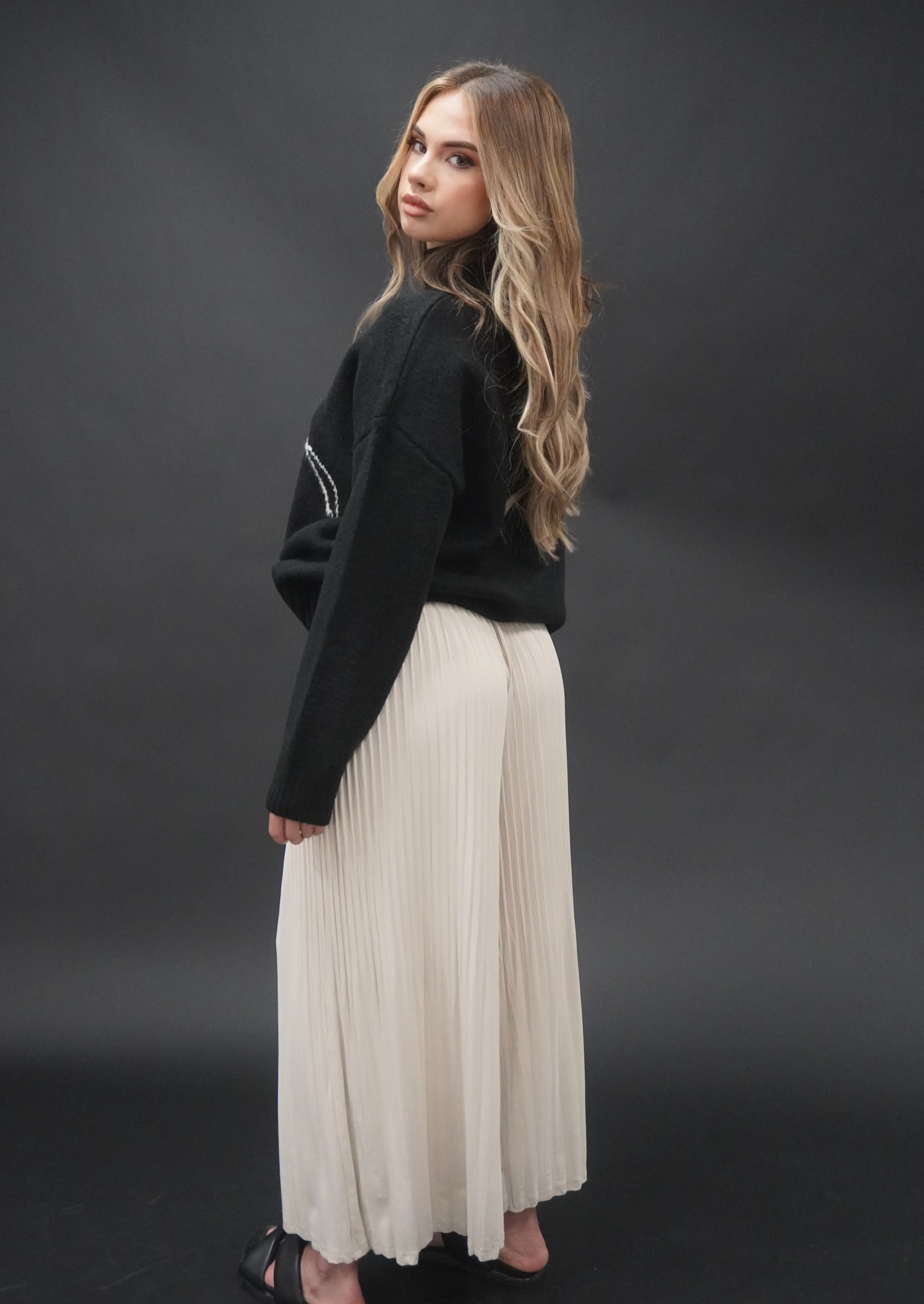 PLEATED CULLOTTE