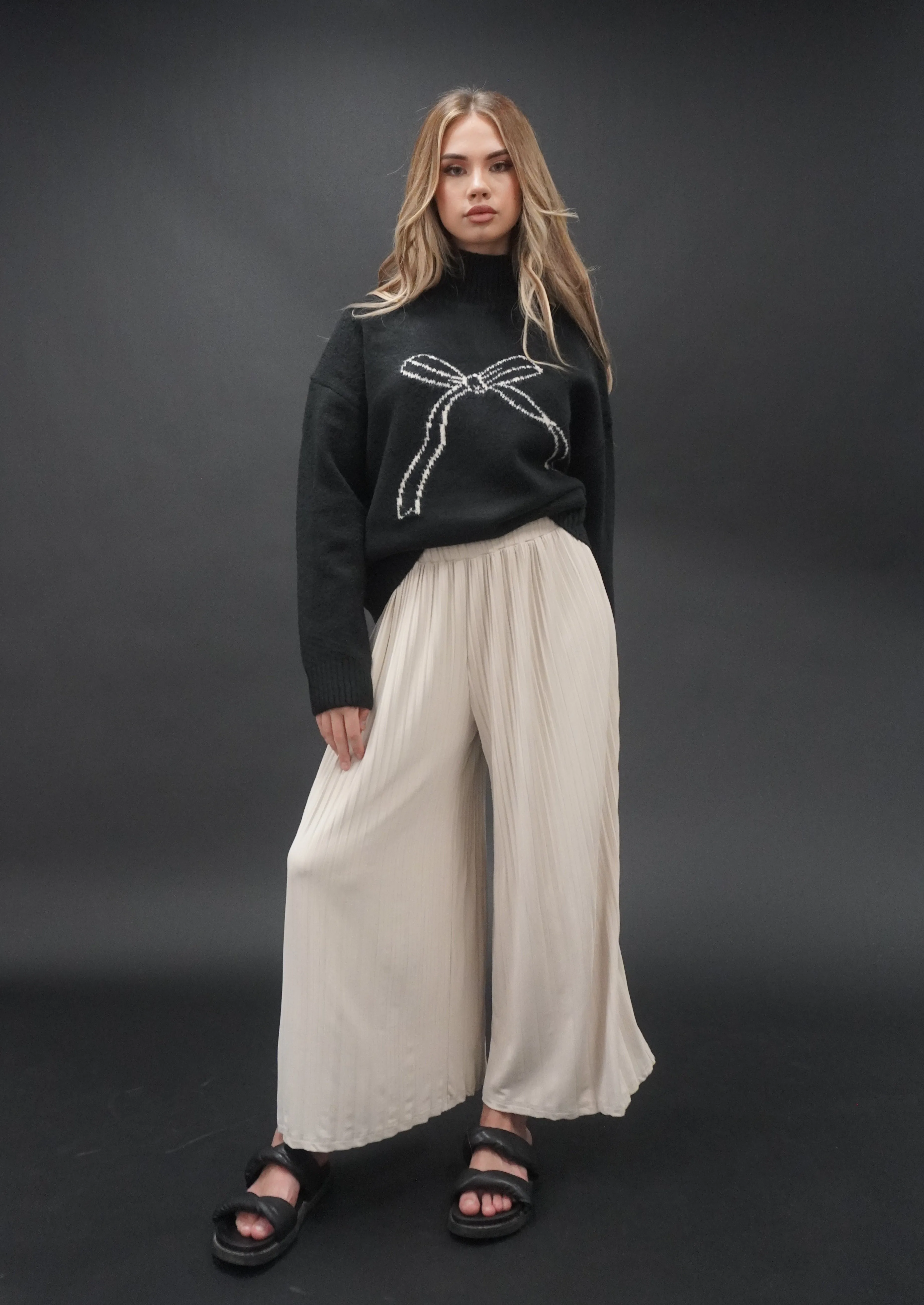 PLEATED CULLOTTE
