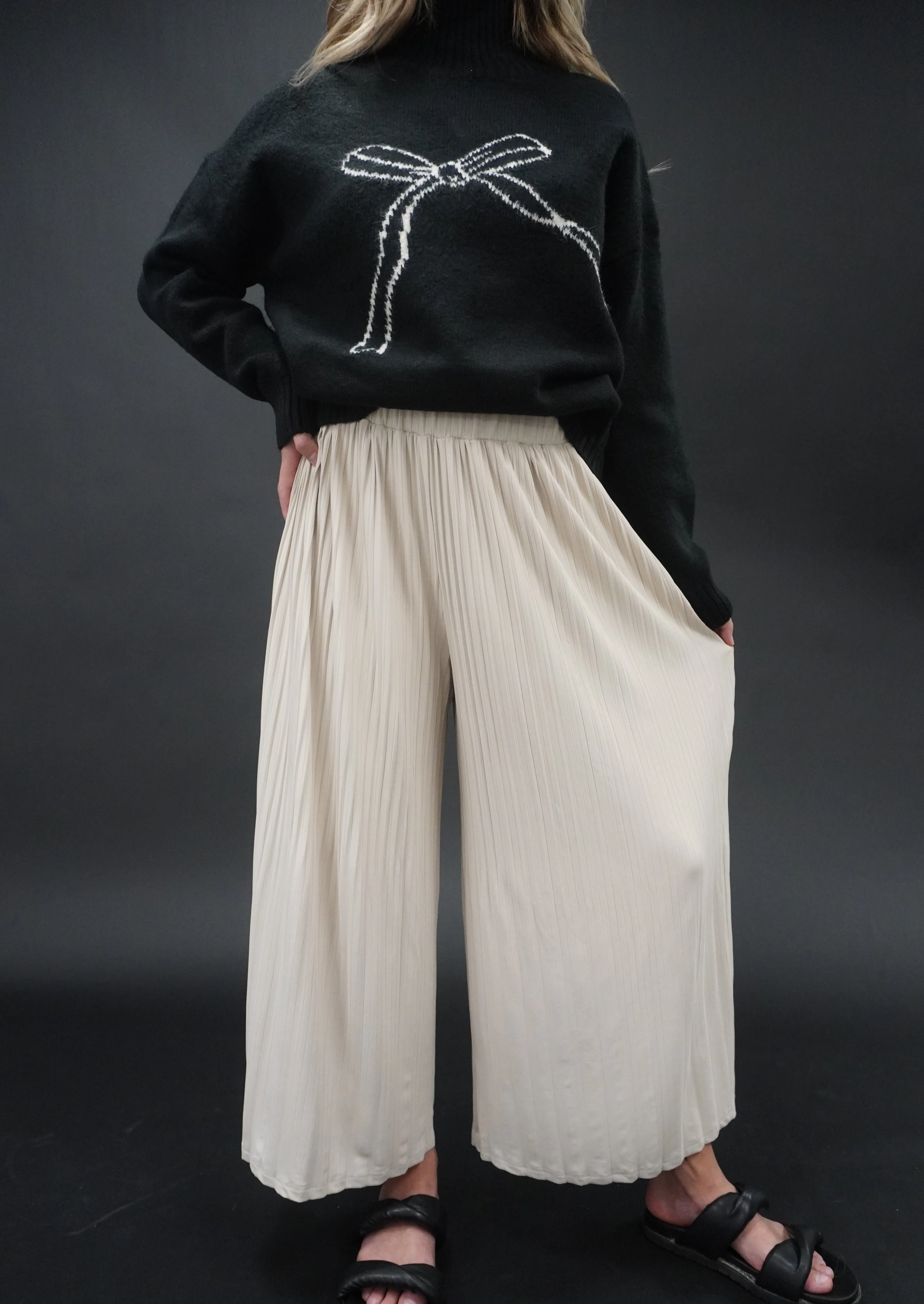PLEATED CULLOTTE