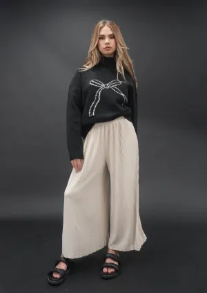 PLEATED CULLOTTE