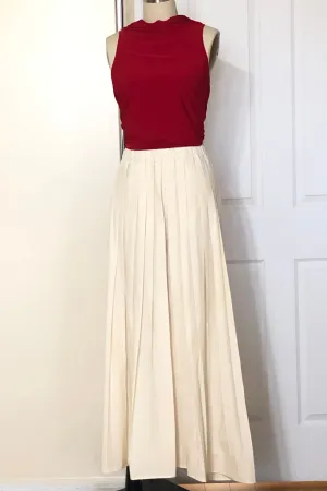 Pleated Palazzo Pants Style 206