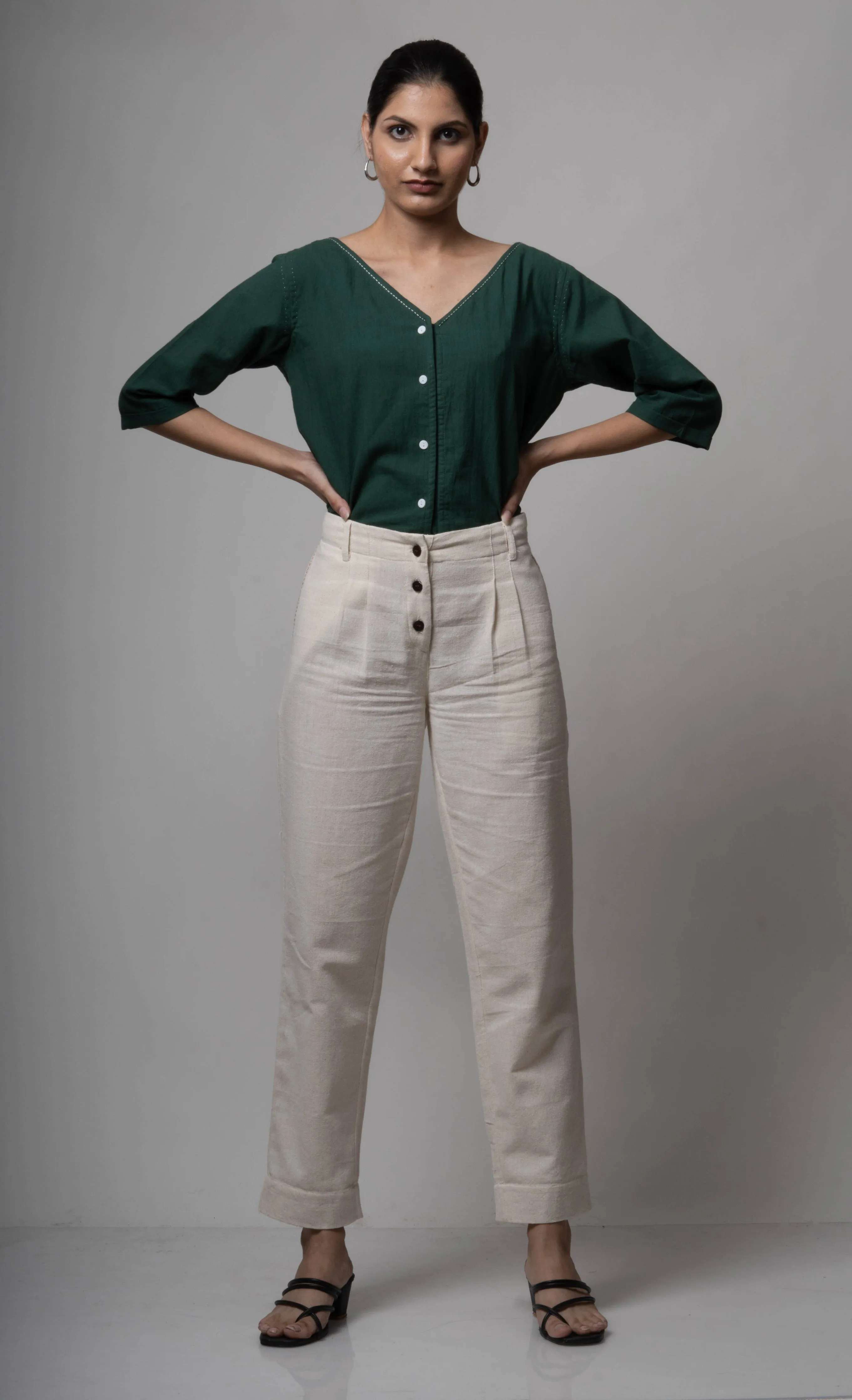 Pleated Pants