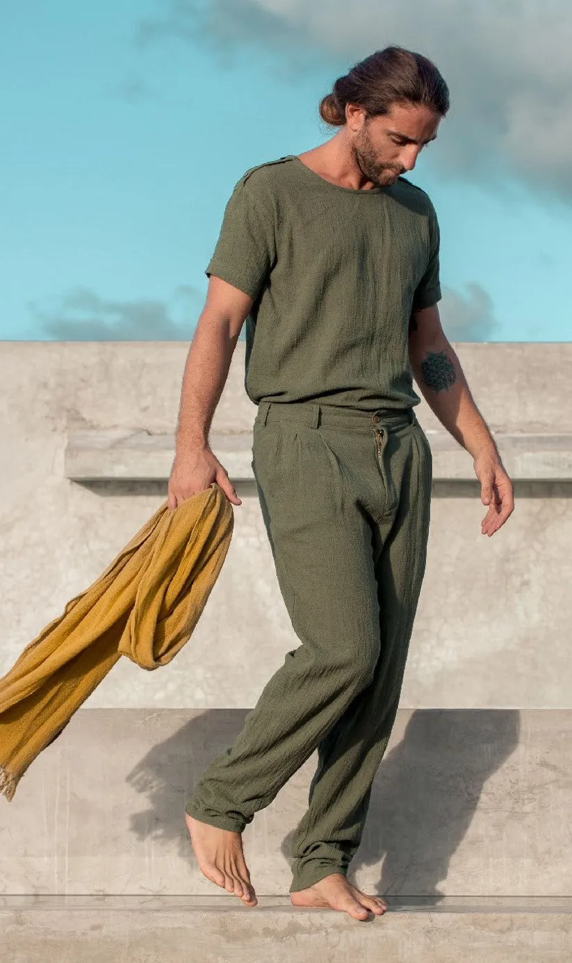 Pleated Pants