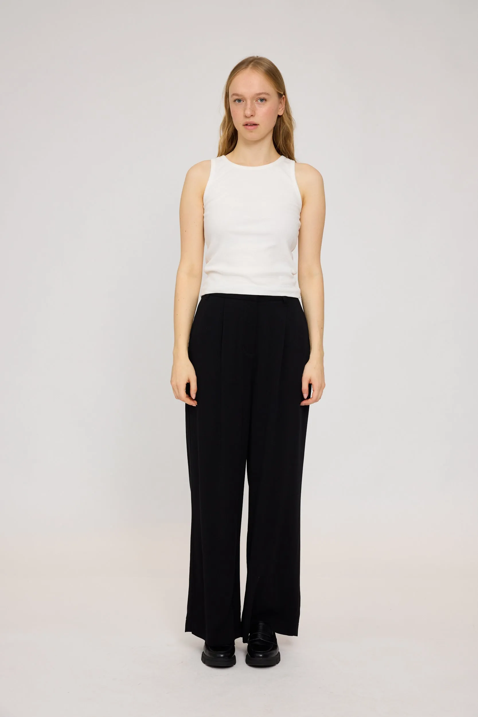 Pleated Pants