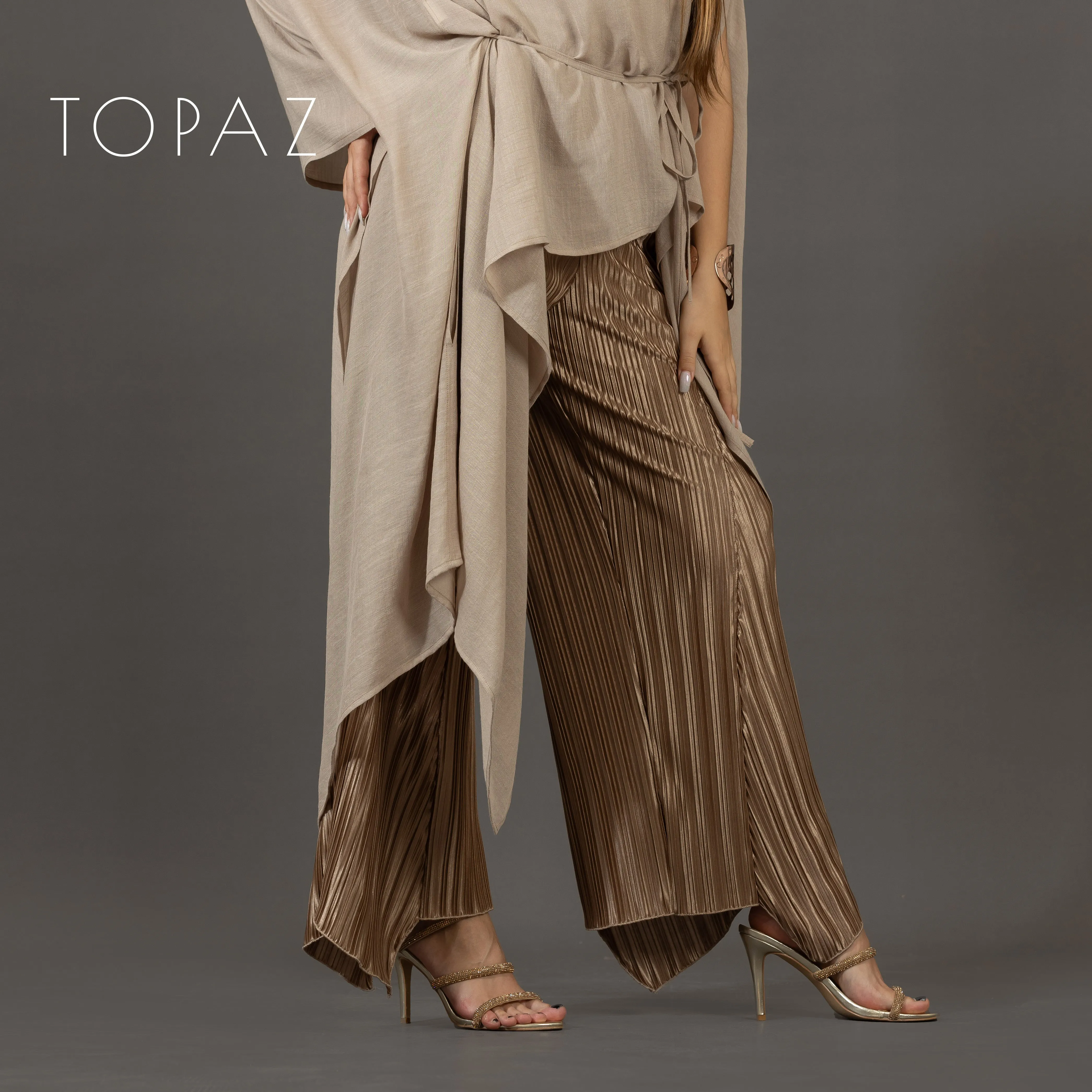 Pleated Pants