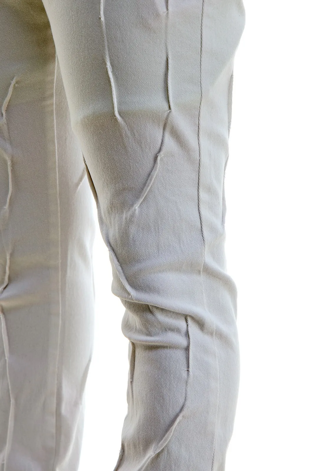 Pleated Skinny Flare Pants: Stacked Flare Fit