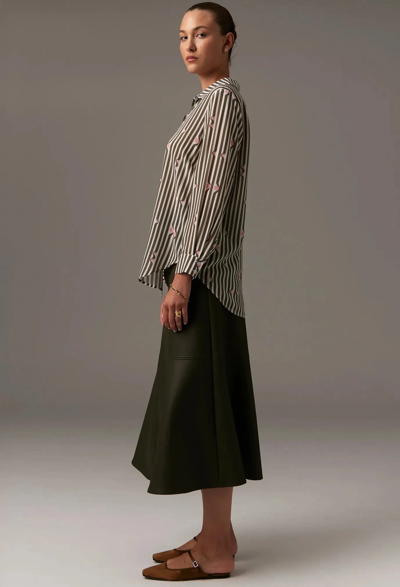 Pol Clothing. - Gumball Silk Shirt