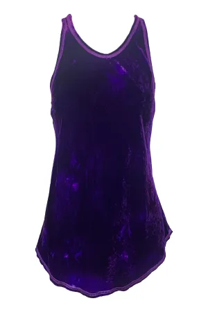 Purple Cloud Velvet Perfect Baias Tank
