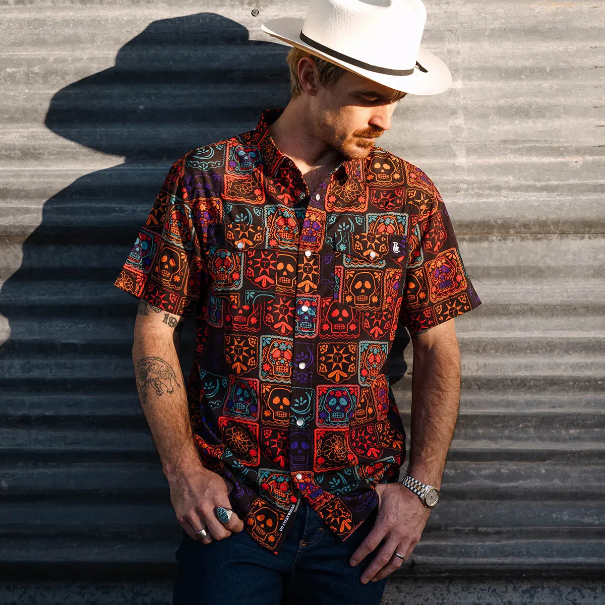 Raised by Coyotes La Calavera Polo